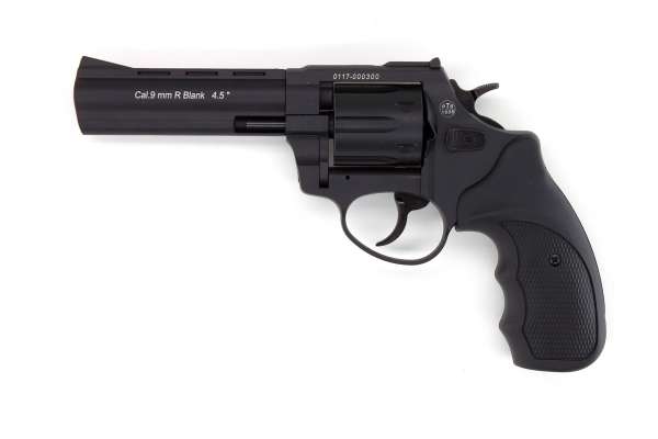 Zoraki R1 4,5" Schreckschuss Revolver Kaliber 9 mm R.K. brüniert schwarz