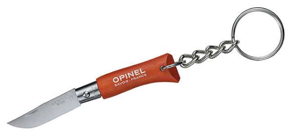 Opinel Mini-Messer, Schlüsselanhänger, orange