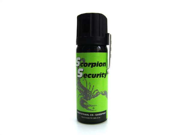 CS Reizgas Spray Scorpion 50 ml, giftgrün für die Hosentasche