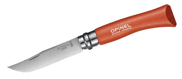 Opinel-Messer, Größe 7, rostfrei, orange