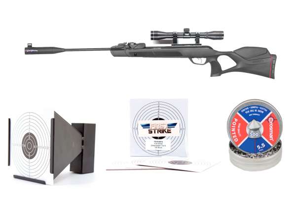 GAMO Replay 10X Magnum IGT Gen 2 Knicklauf Luftgewehr Zielfernrohr Kugelfang Diabolos Set