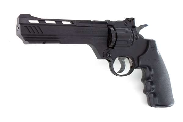 Crosman Vigilante CO2 Revolver 4.5mm (.177) Diabolo und BB (Stahlrundkugeln) Remanufactured