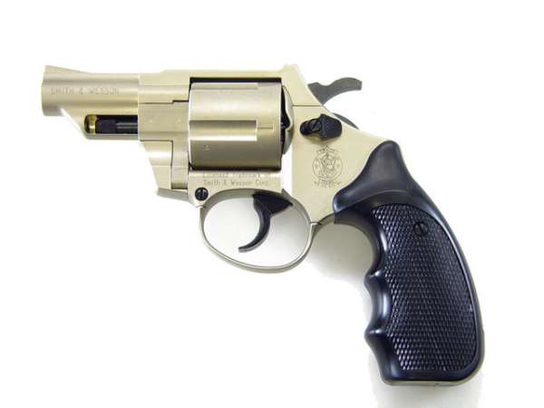 Smith&Wesson Combat Gas Revolver vernickelt