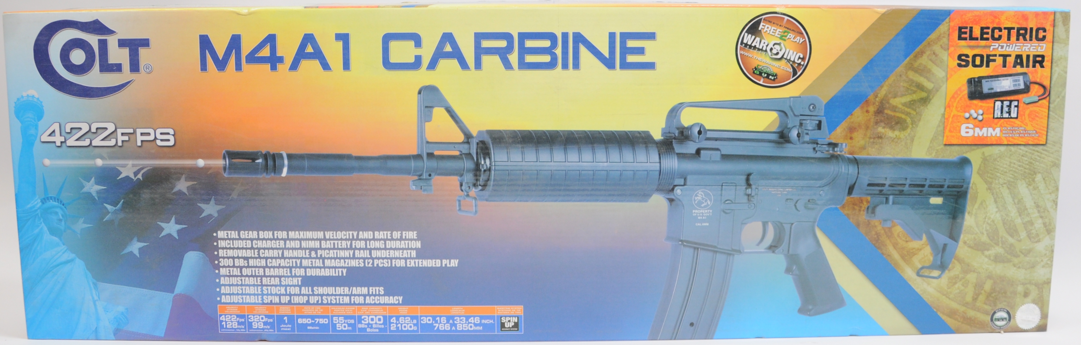Softair / Airsoft Gewehr Cybergun Colt M4A1 Carbine S-AEG 6 mm