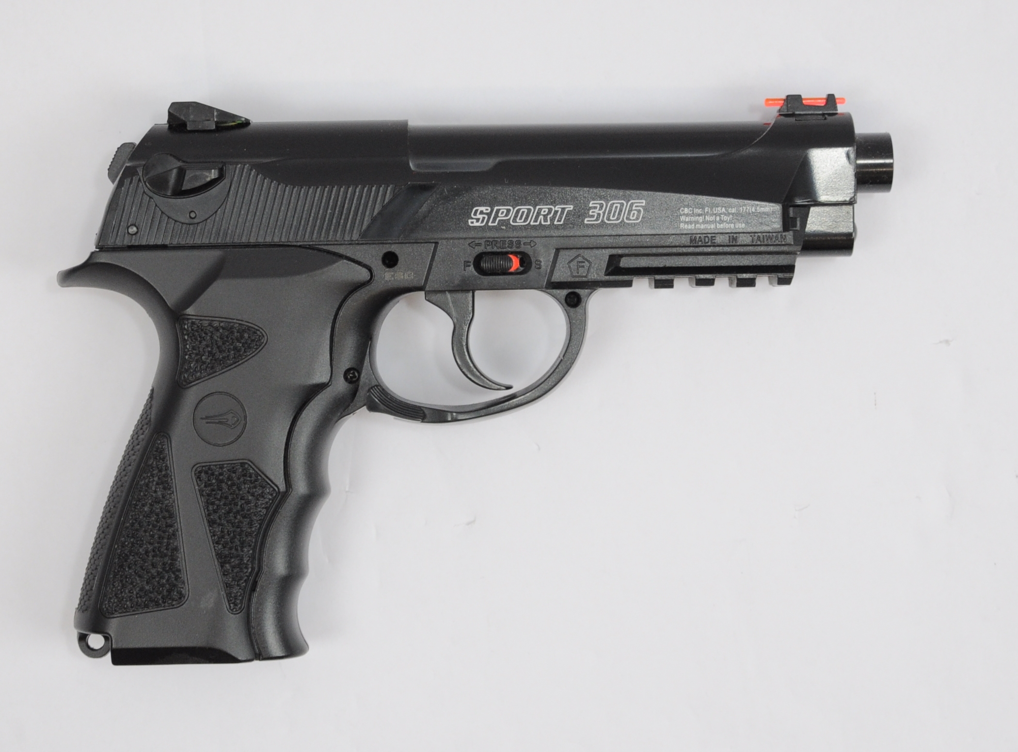 LP Borner Sport 306, 4,5mm BB, Co� NBB, schwarz