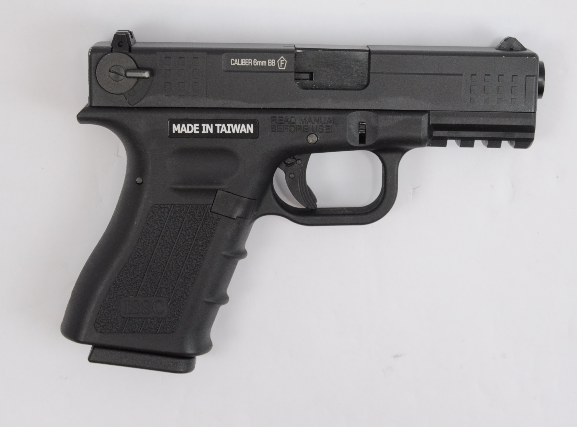 Softair Pistole ISSC M22 schwarz GBB, WE, 6mm