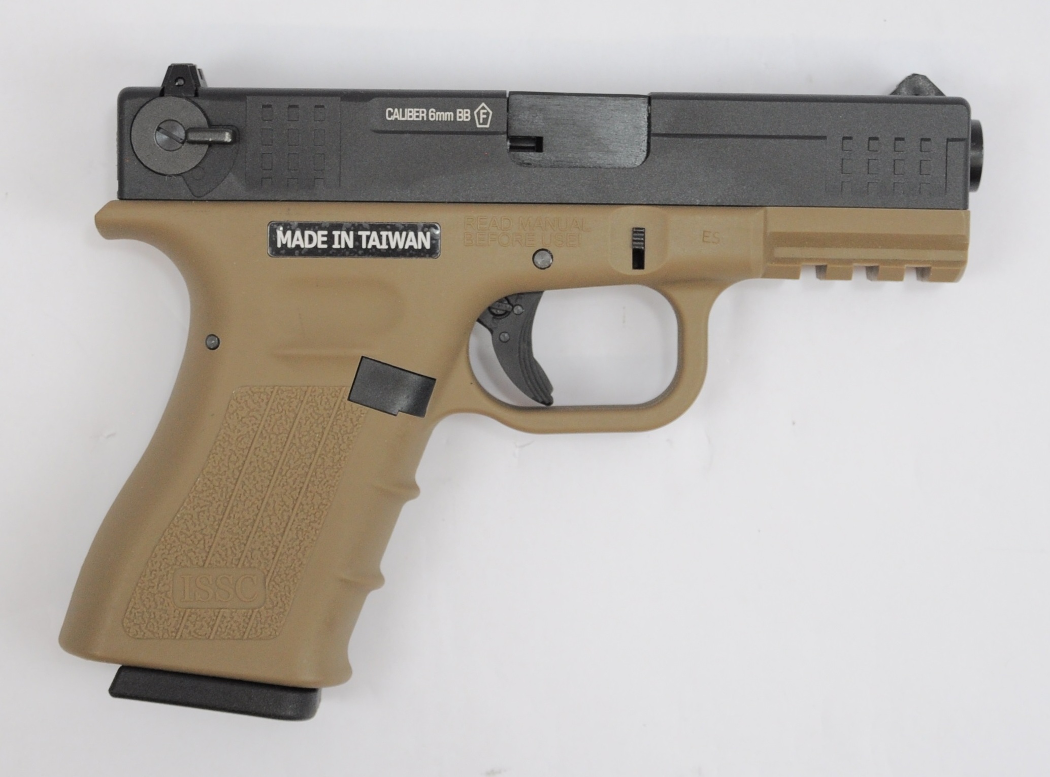 Softair Pistole ISSC M22 desert GBB, WE, 6mm