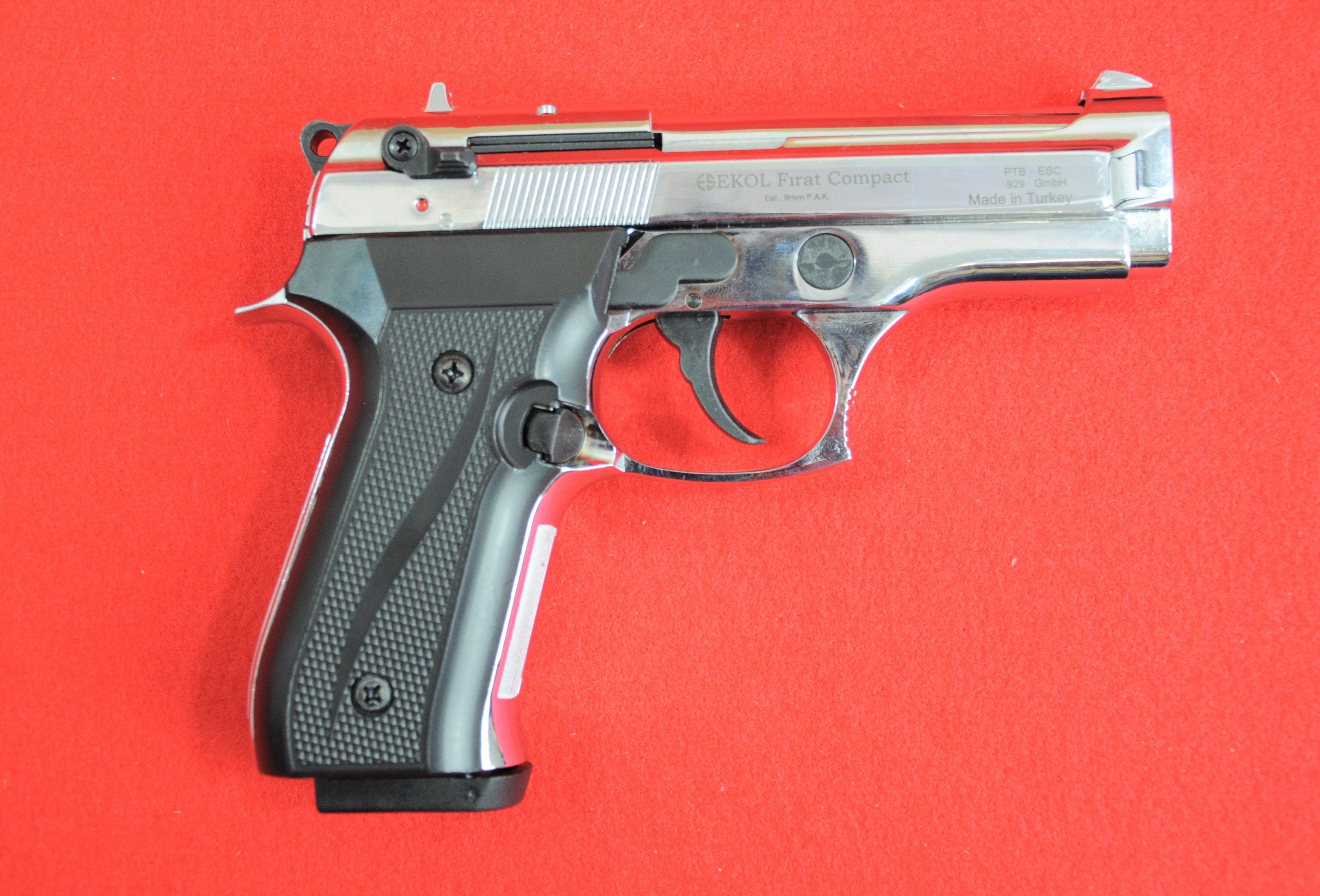 Ekol Compact 9mm P.A.K. (PTB 929) chrom