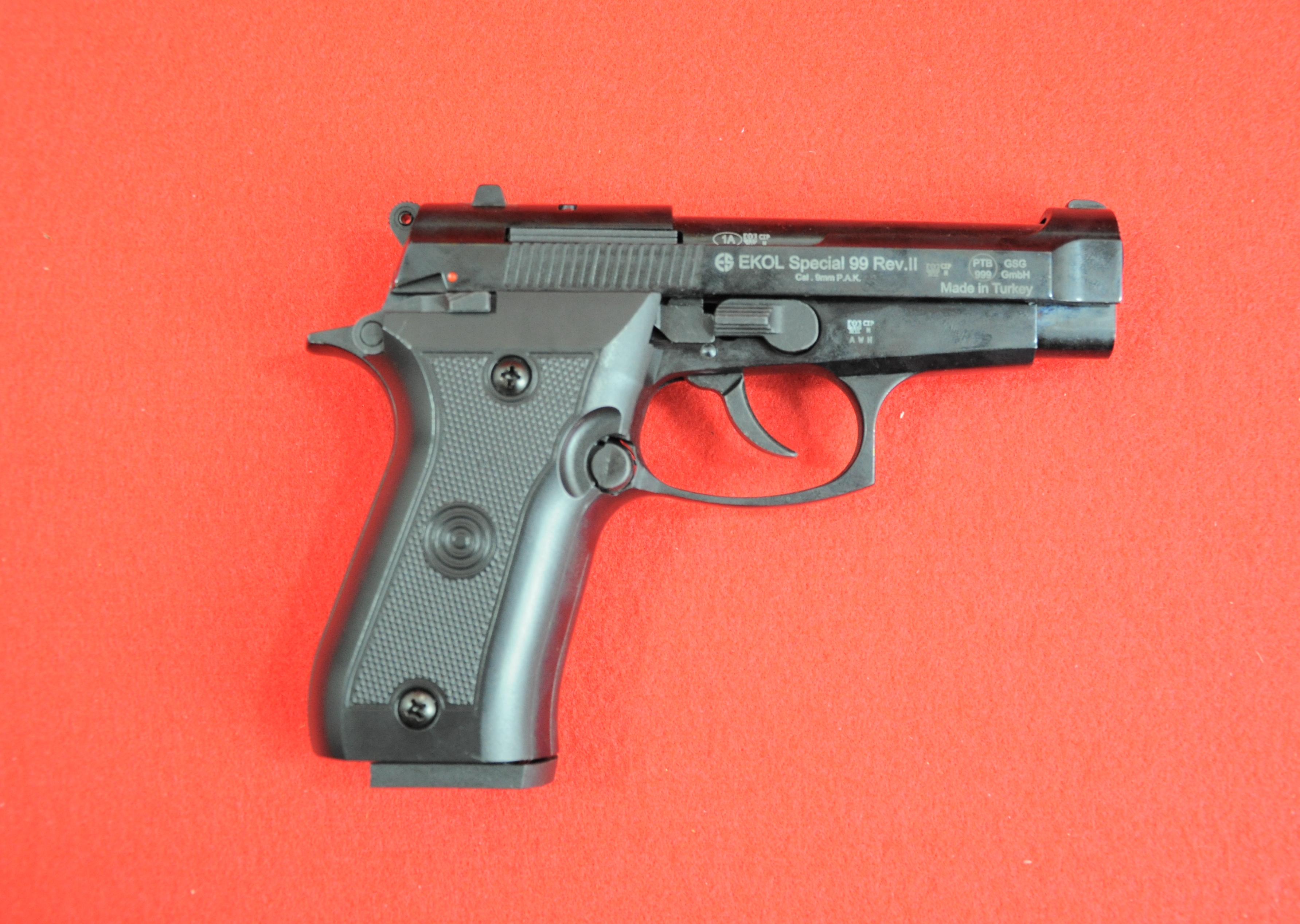 Ekol Special 99 Rev. II 9mm P.A.K. (PTB 999) schwarz
