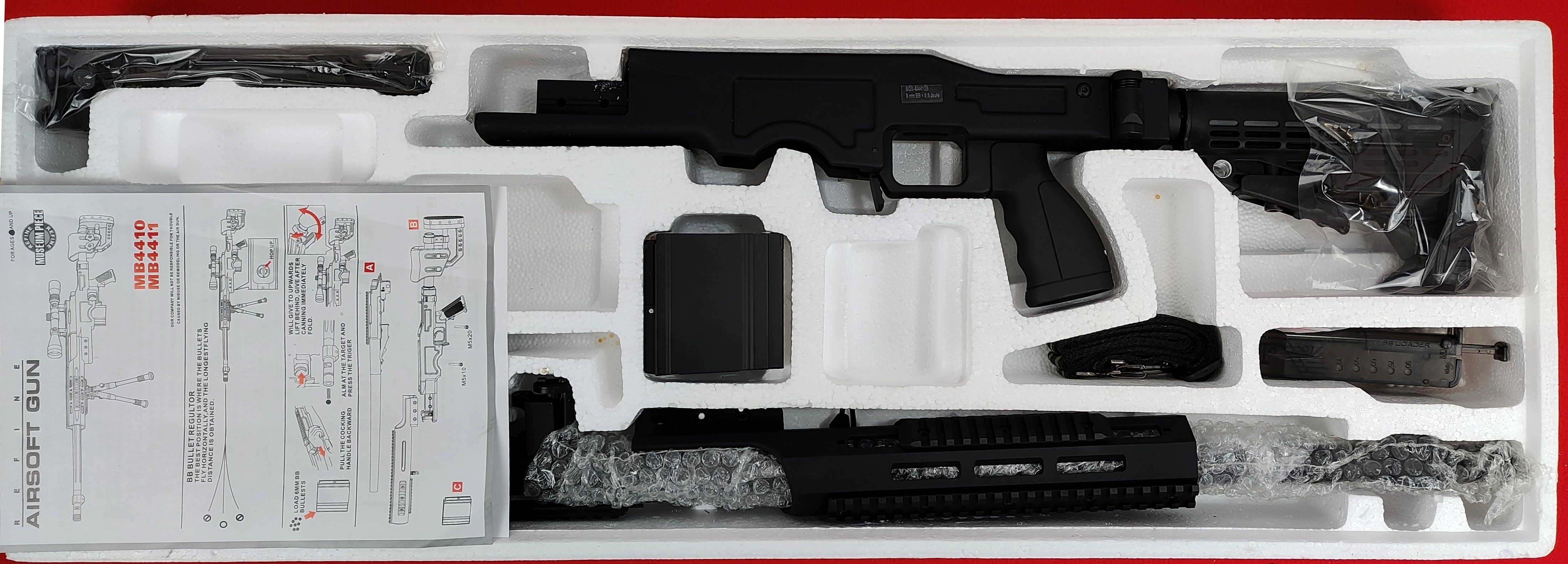 Softair / Airsoft Gewehr BGS M4412B Sniper Federdruck ab 14 Jahren