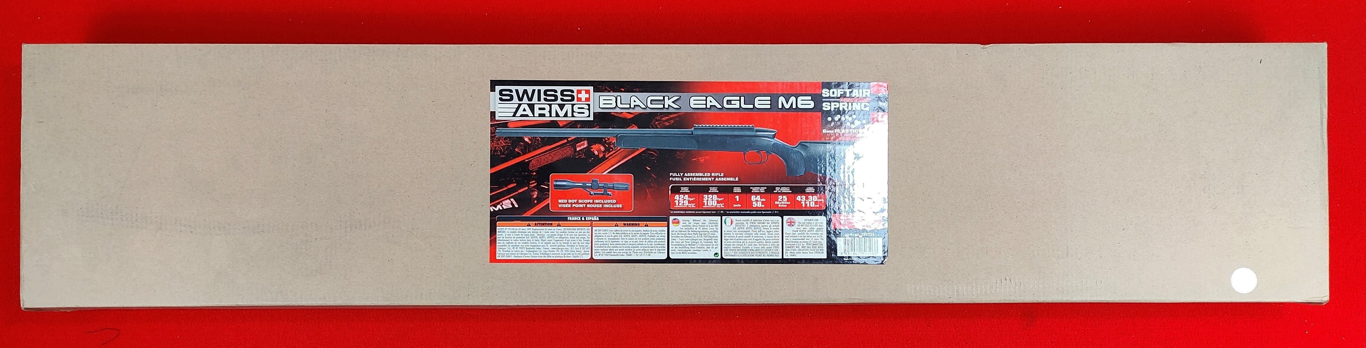 Softair / Airsoft Gewehr Swiss Arms Black Eagle M6 Federdruck
