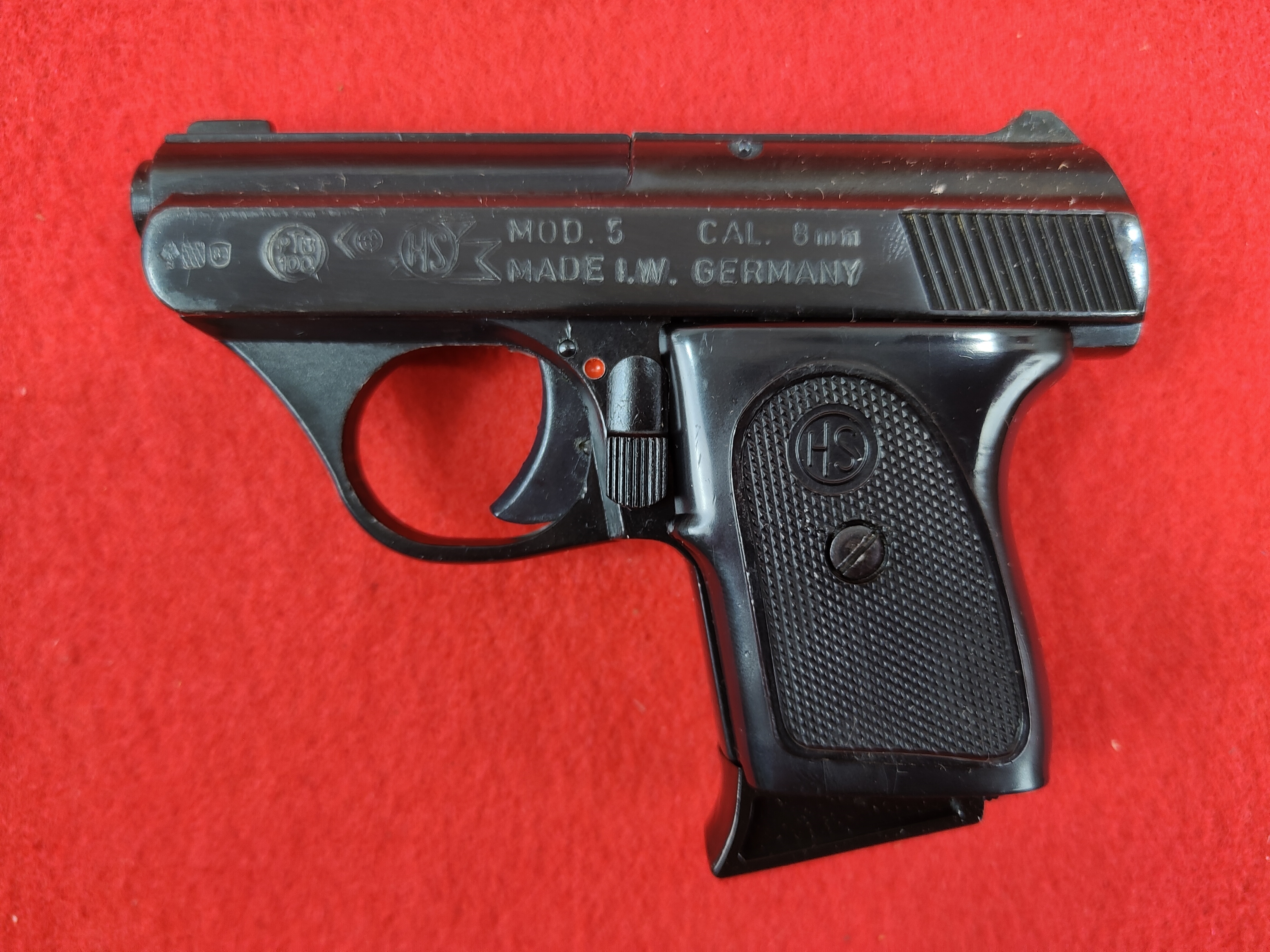 HS Mod. 5 8mm K (PTB 100) brniert