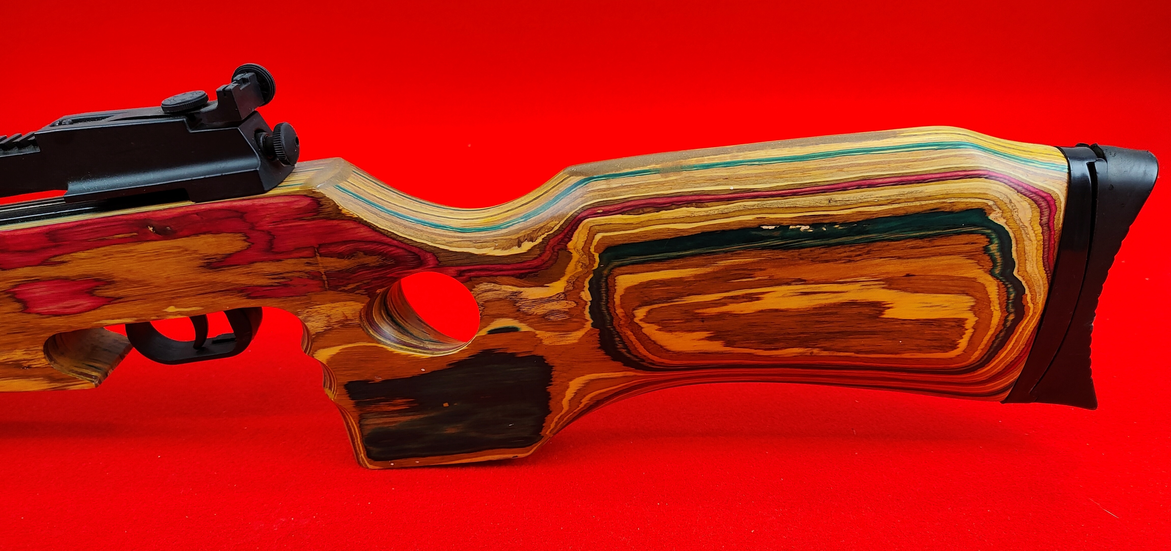 Armbrust / Kugelarmbrust Buchenholzschaft