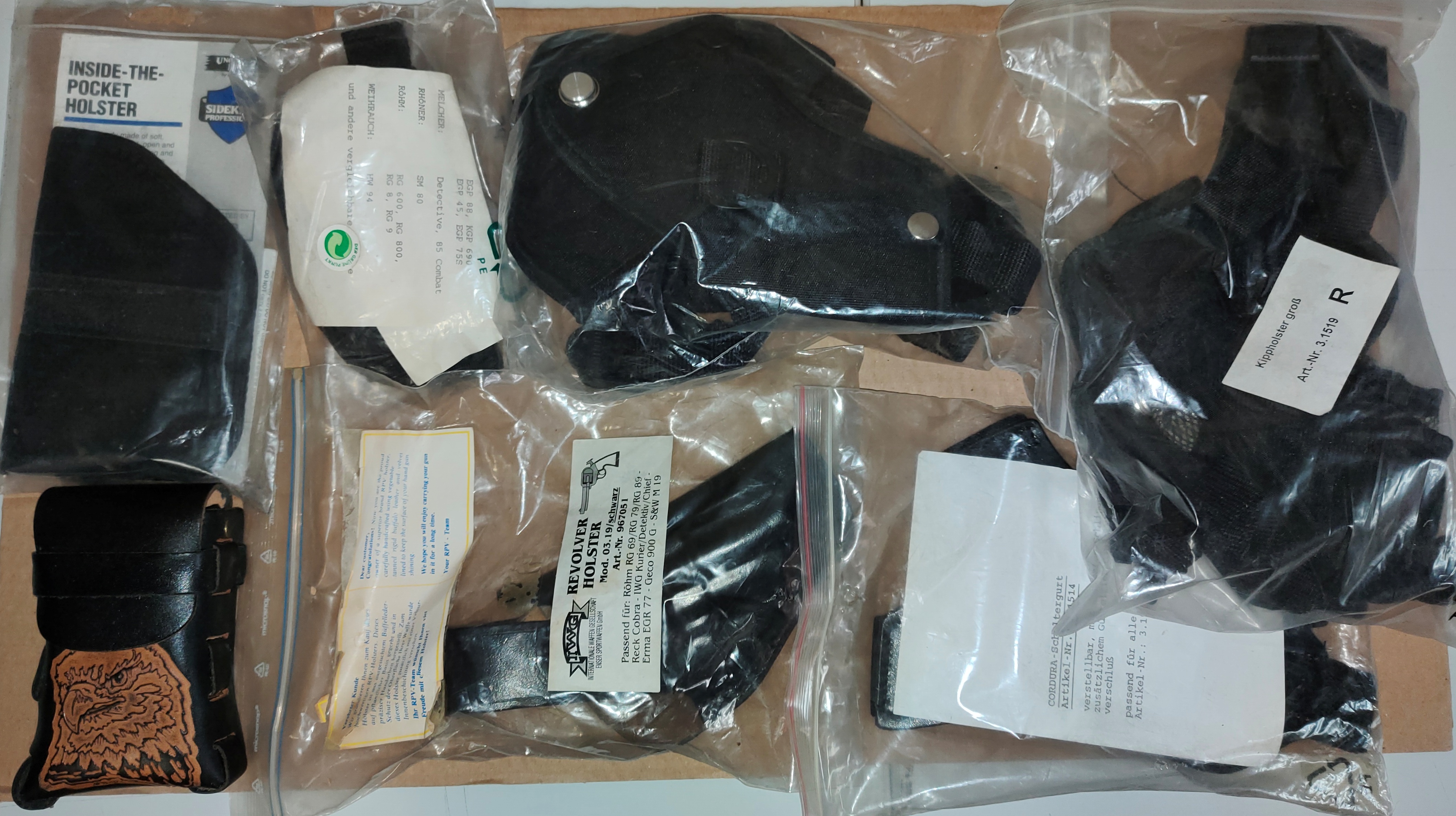 Konvolut Holster / Etui's / G�rtel