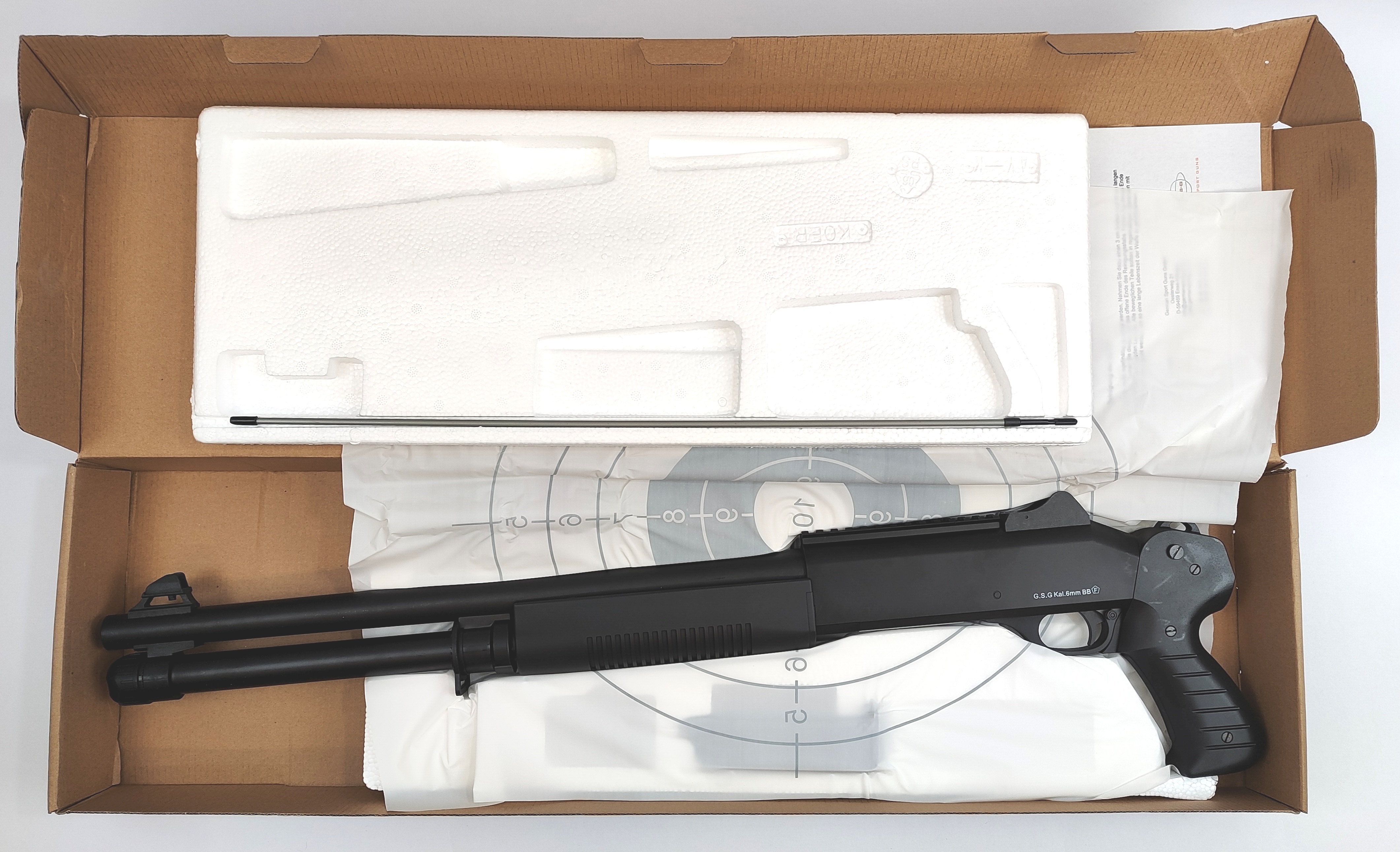 Softair / Airsoft Gewehr GSG SG-S Spring Series Shotgun Short Federdruck
