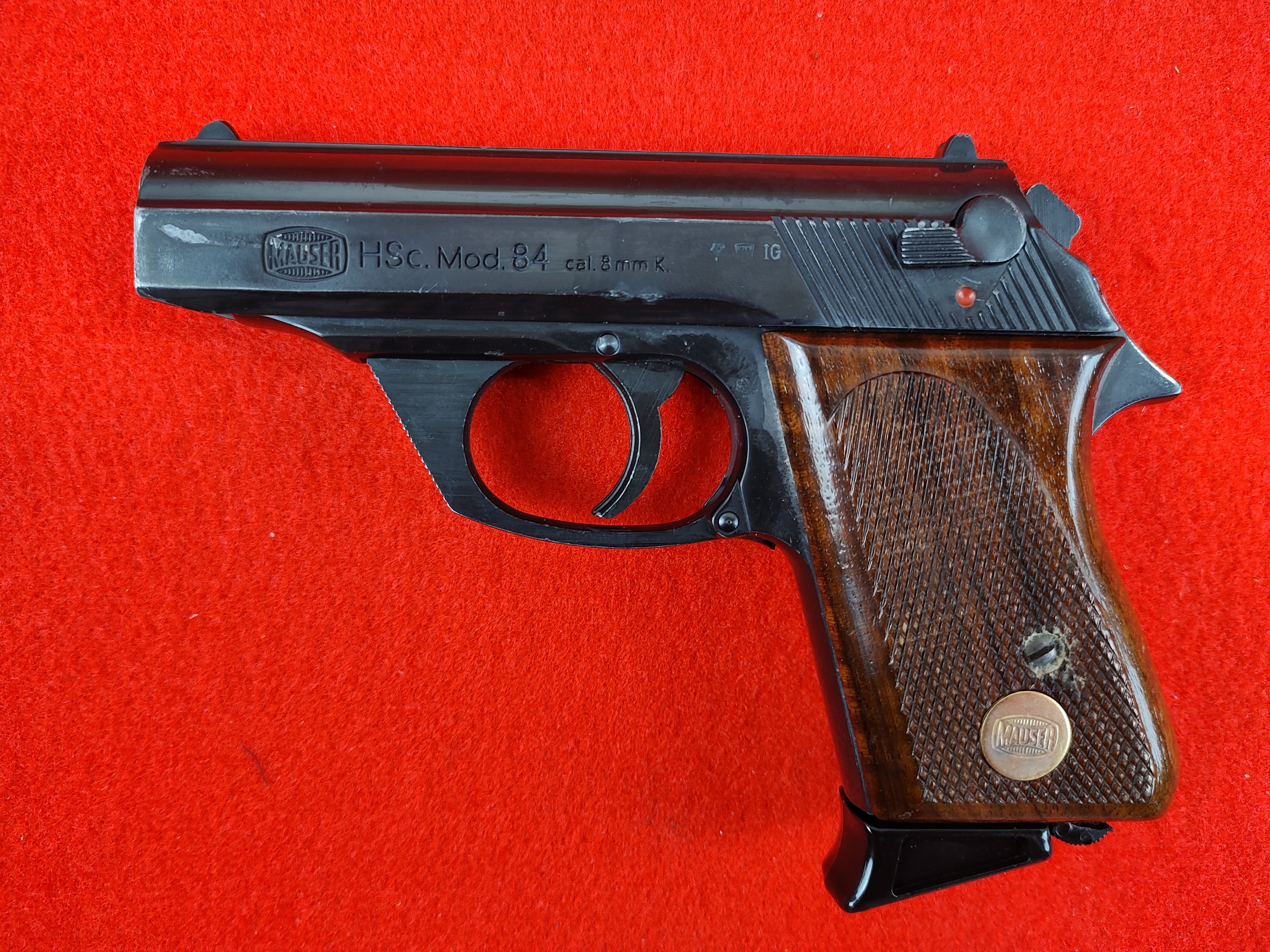 Mauser HSc Mod.84 8mm K (PTB 335) schwarz HG