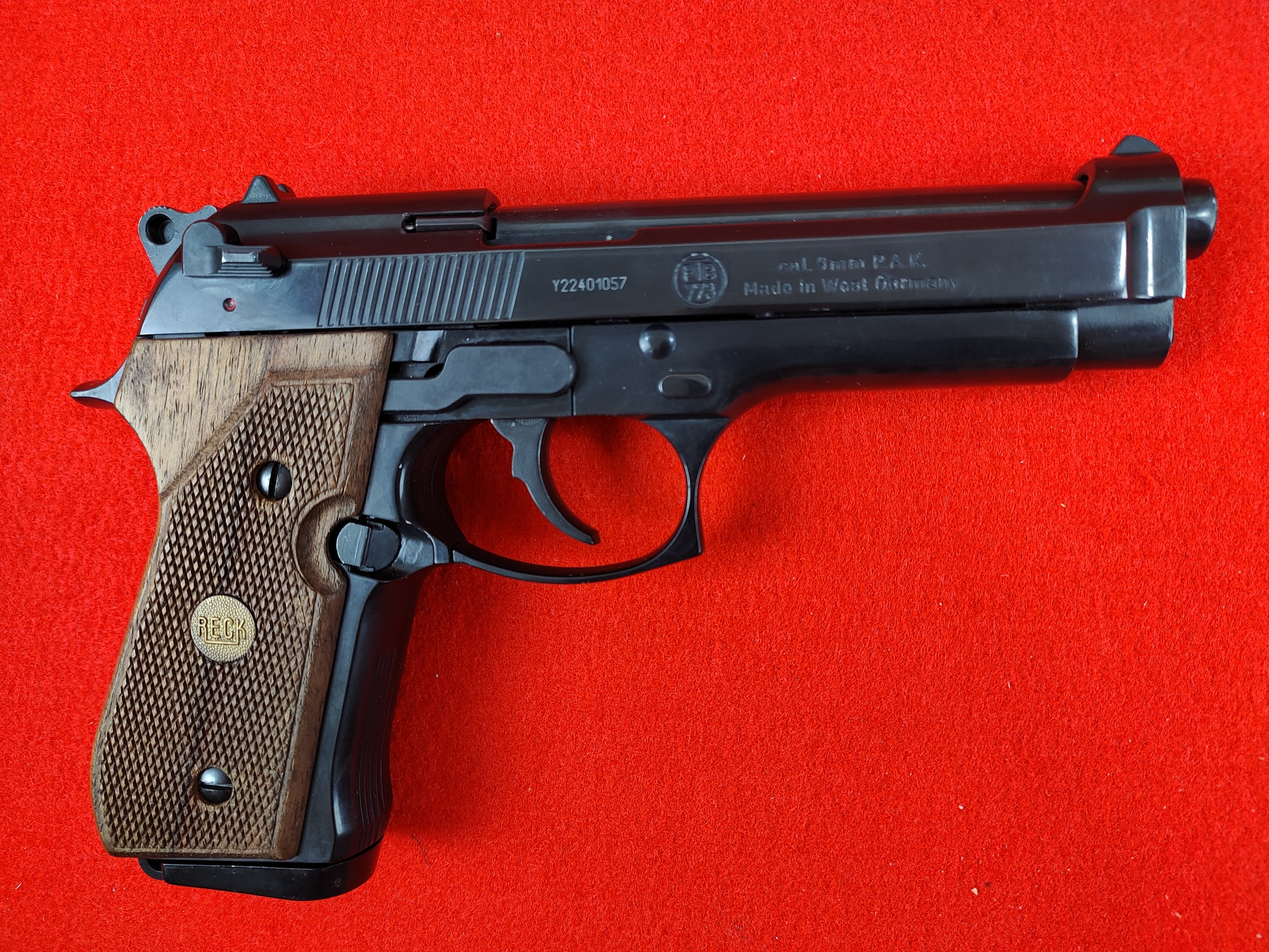 Reck Miami Mod.92F 9mm P.A.K. (PTB 773) schwarz-HG