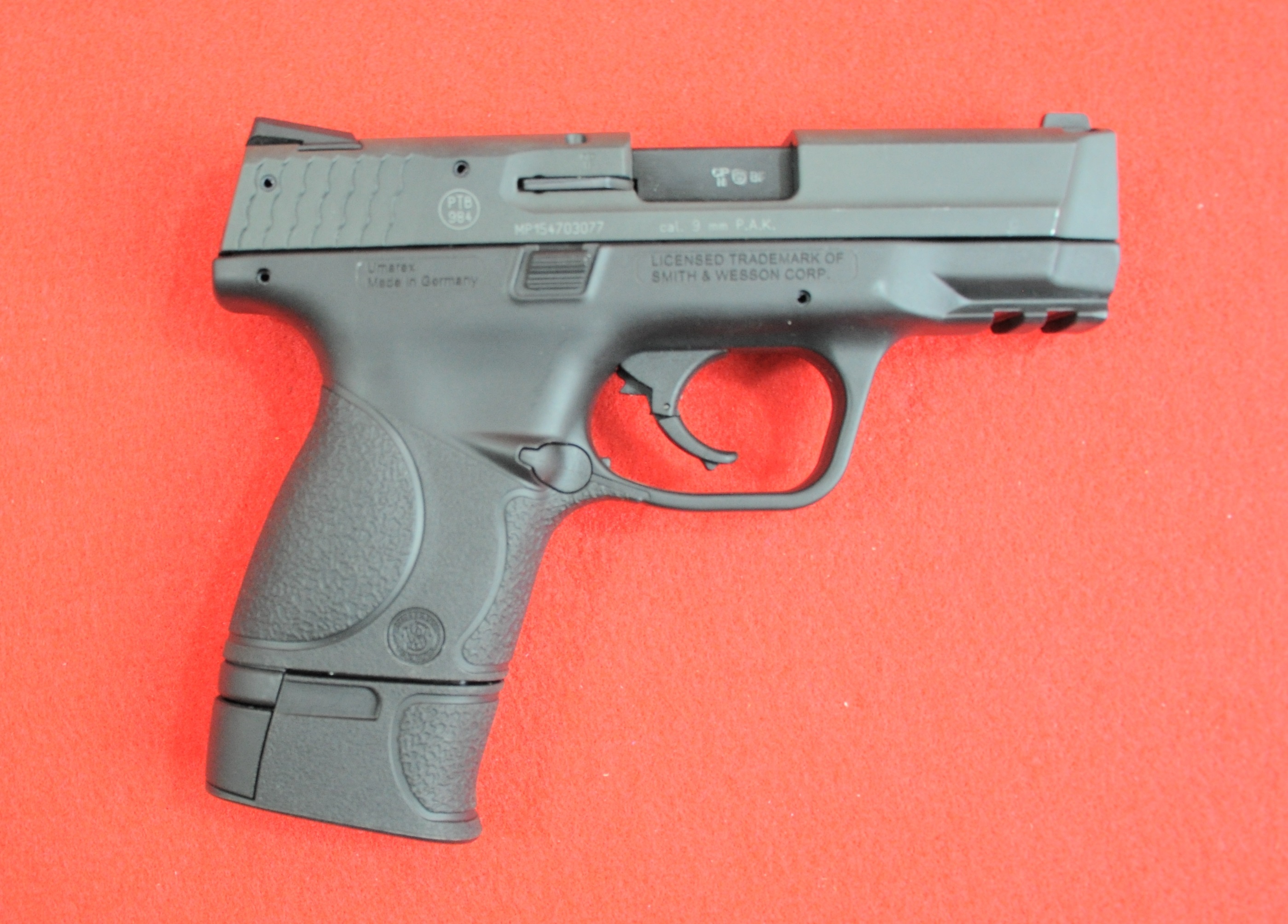 S&W M&P 9C 9mm P.A.K. (PTB 984) schwarz