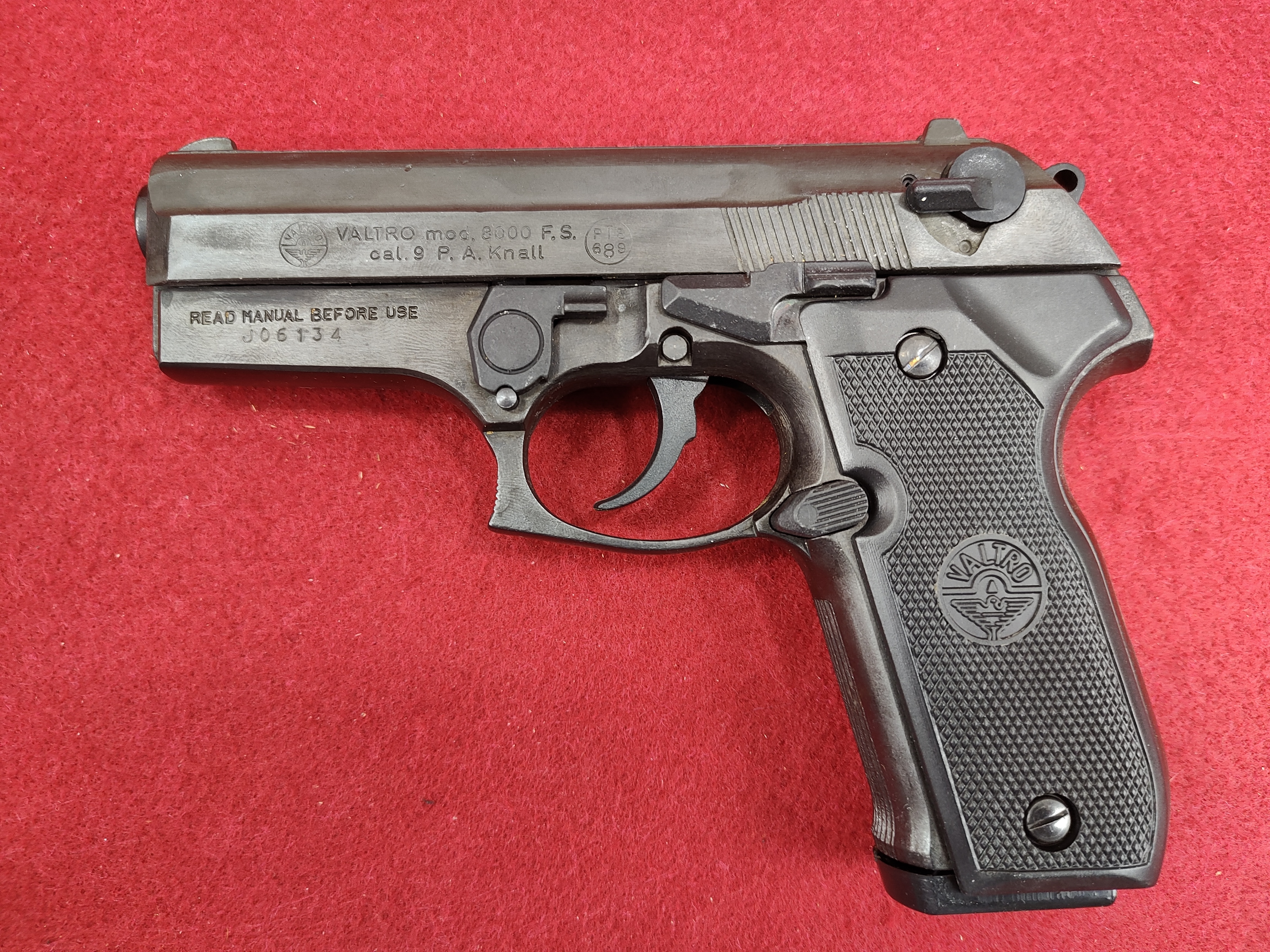 Valtro Mod. 8000 FS 9mm P.A.K. (PTB 689) brniert