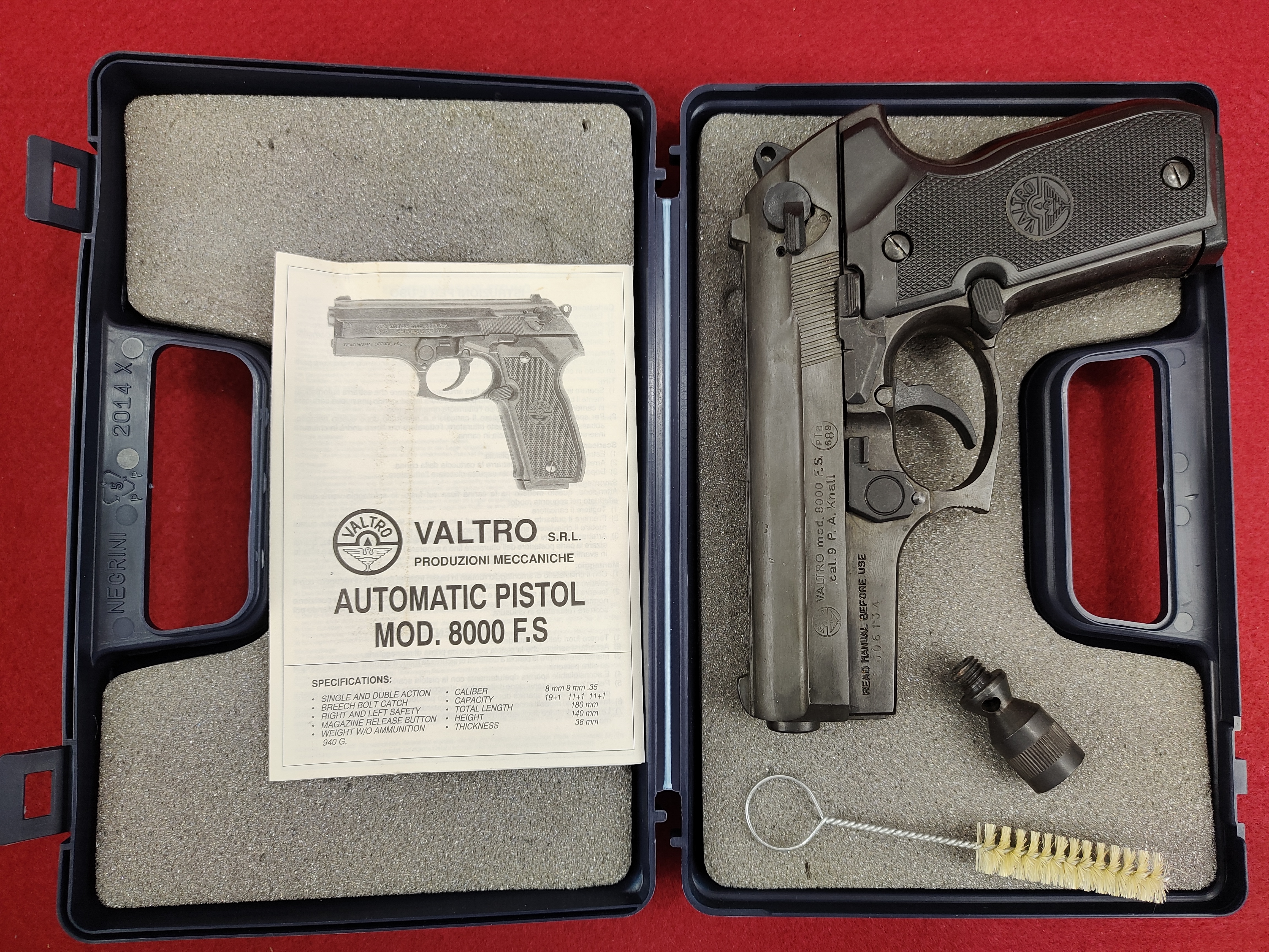 Valtro Mod. 8000 FS 9mm P.A.K. (PTB 689) brniert