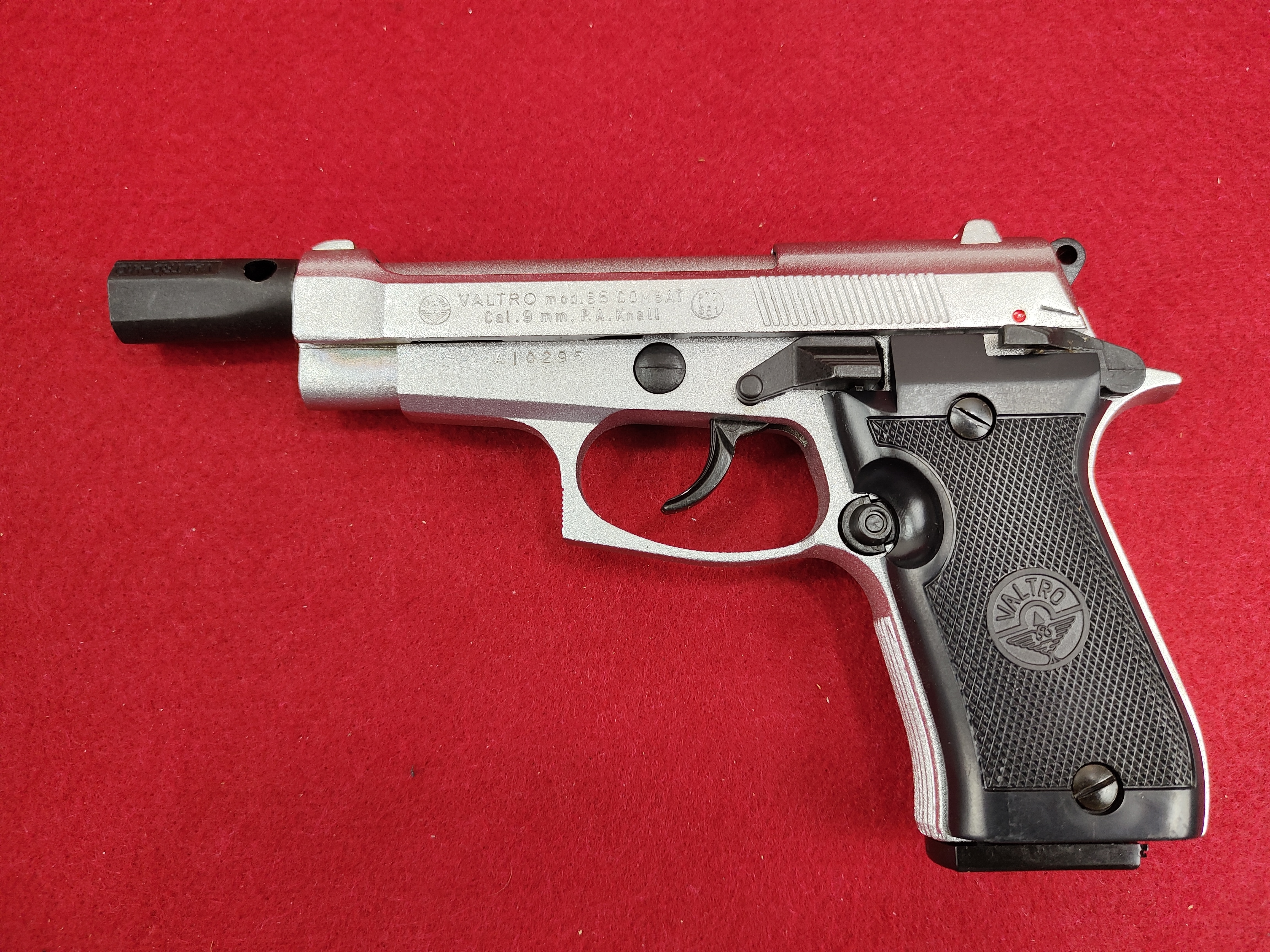 Valtro Mod. 51 9mm P.A.K. (PTB 661) vernickelt