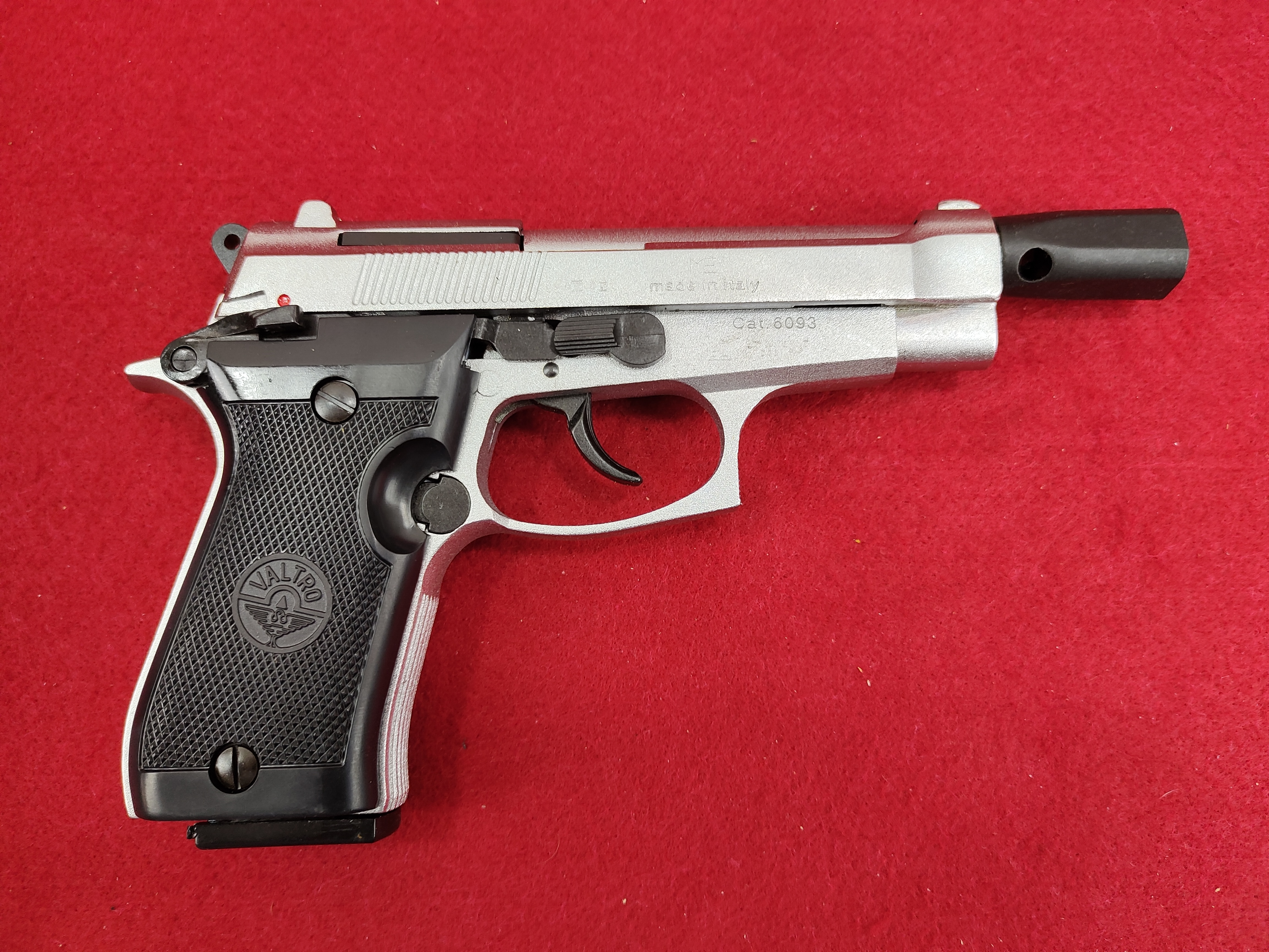 Valtro Mod. 51 9mm P.A.K. (PTB 661) vernickelt