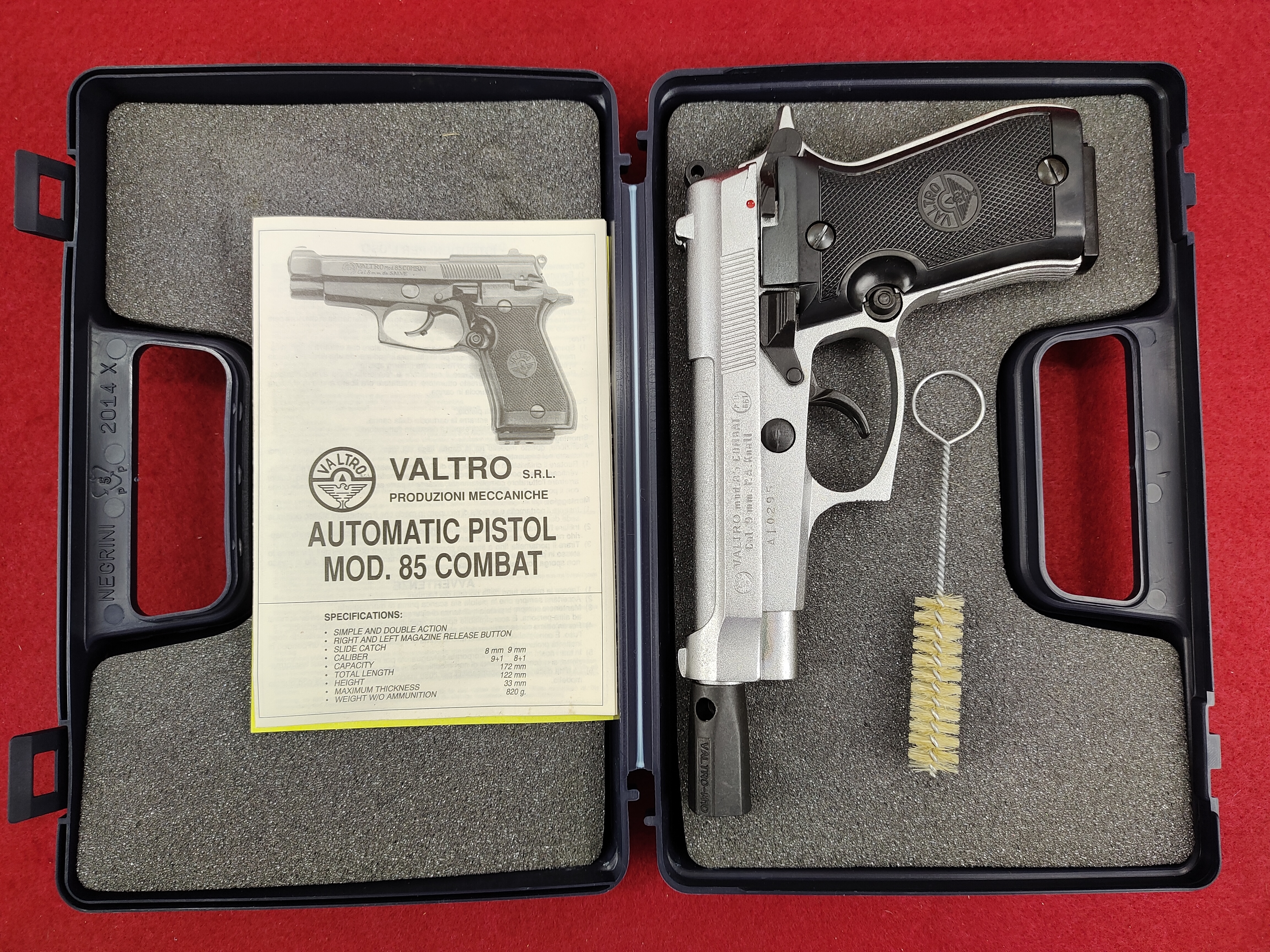 Valtro Mod. 51 9mm P.A.K. (PTB 661) vernickelt
