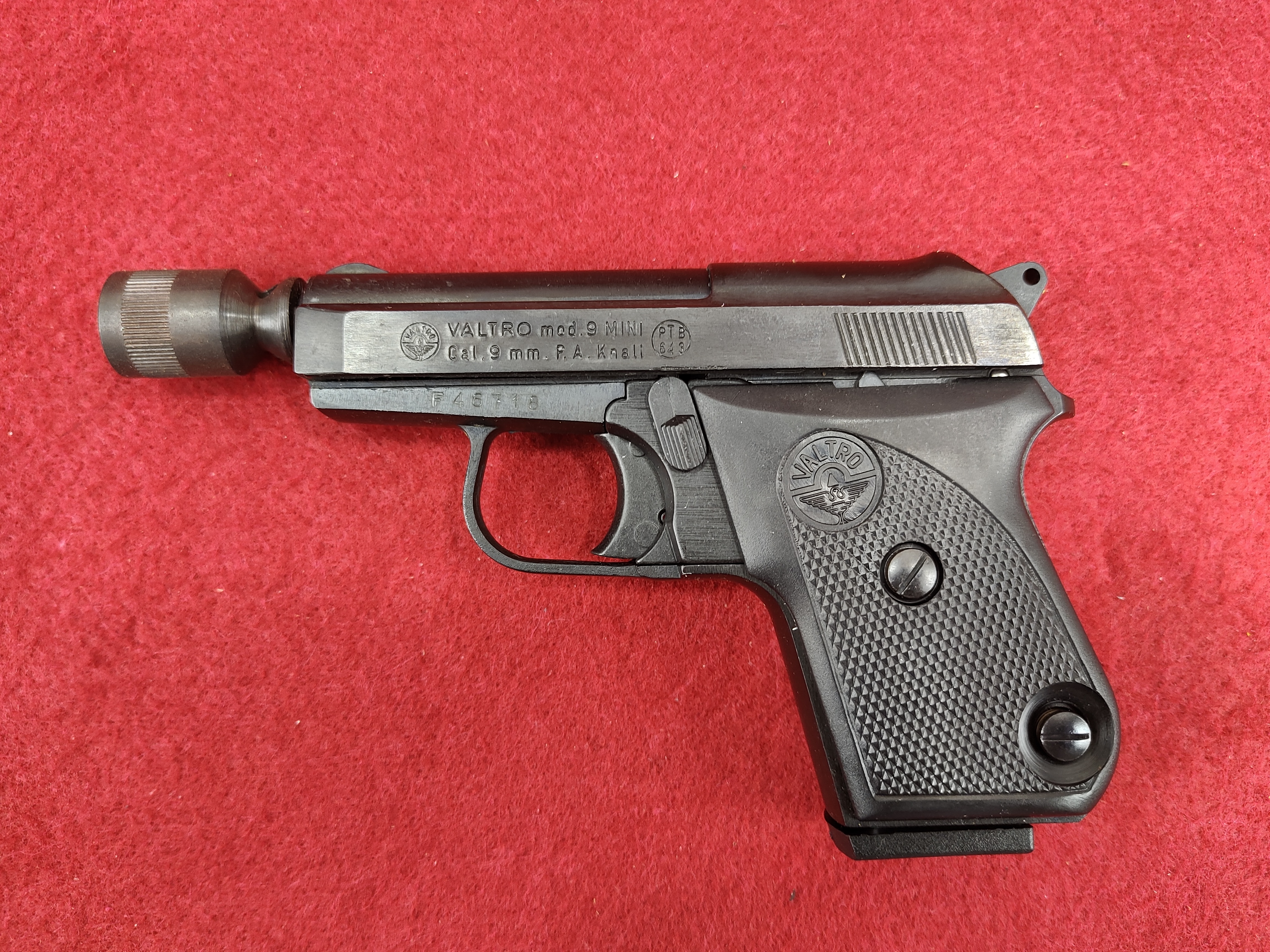 Valtro Mod. 9 Mini 9mm P.A.K. (PTB 643) brniert