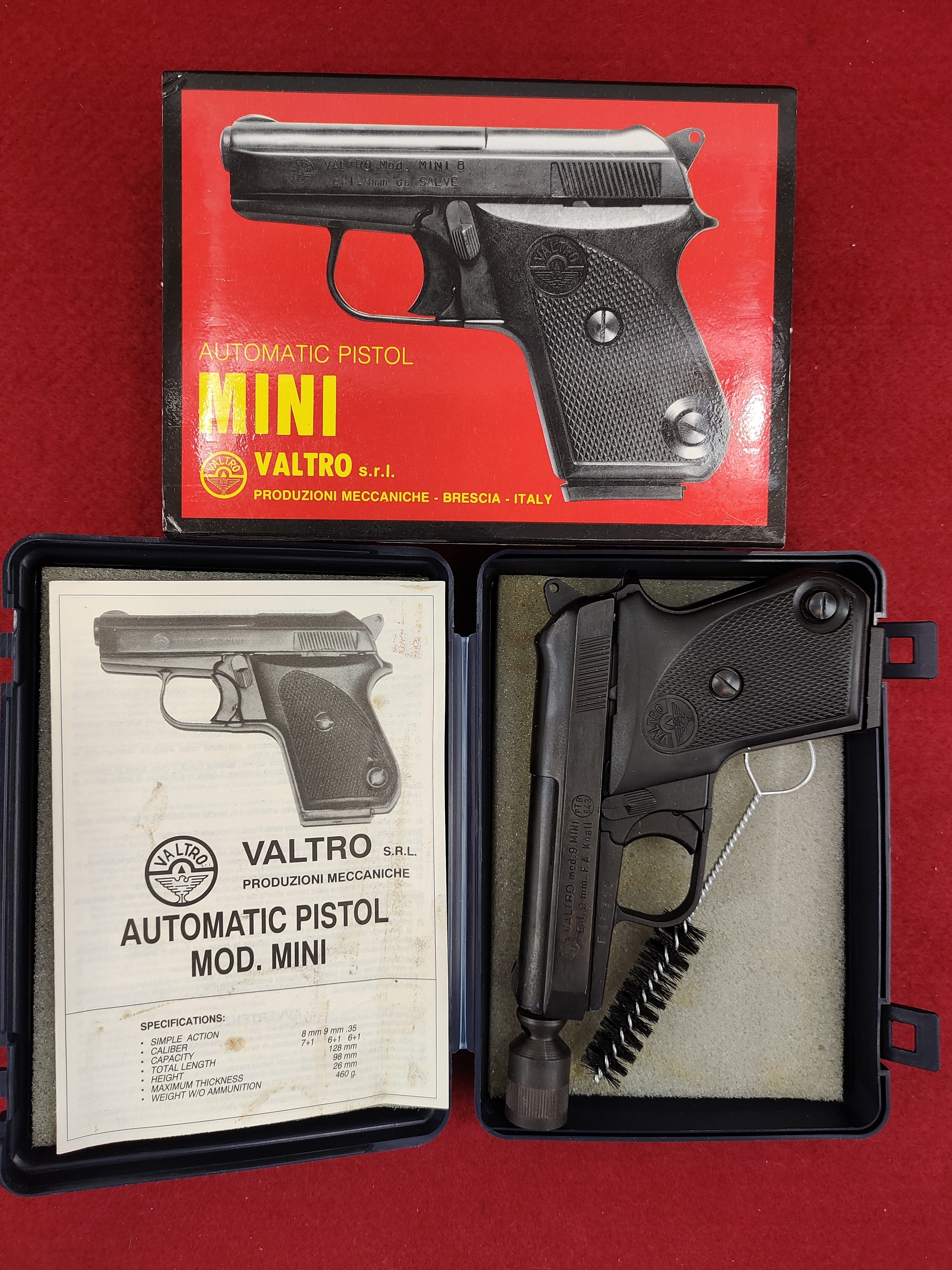 Valtro Mod. 9 Mini 9mm P.A.K. (PTB 643) brniert