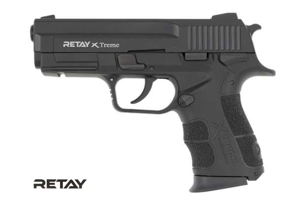 Retay X Treme Schreckschuss Pistole 9mm P.A.K. brüniert