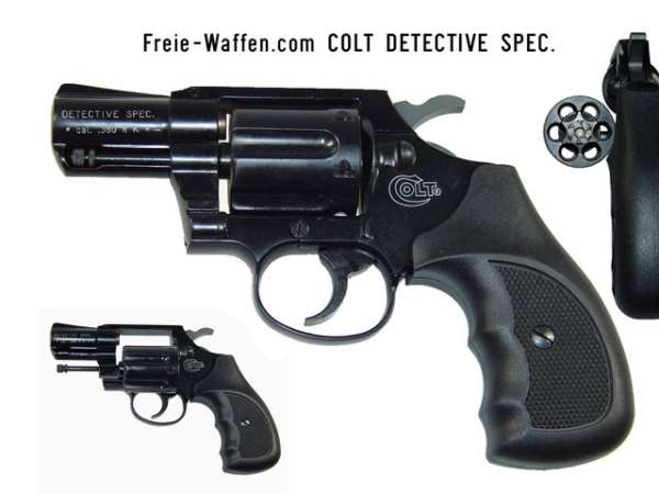 Colt Detective Special, schwarz brüniert, Gasrevolver