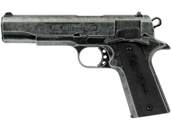 ME Mod. 1911 Sport Schreckschuss Pistole Gas Alarm Signal Pistole Kaliber 9  mm P.A.K. antik look HG