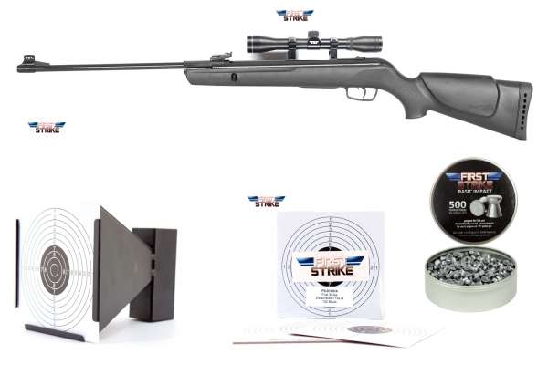 GAMO Shadow 1000 Knicklauf Luftgewehr Zielfernrohr Kugelfang Diabolos Set